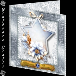 Christmas Corsage - Ribbon Star