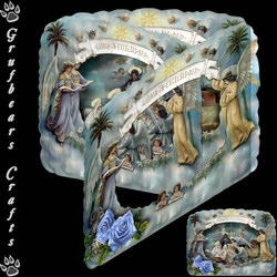 Layered Christmas - Nativity Shaped 3