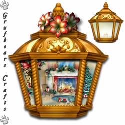 Lantern Card - Fireside