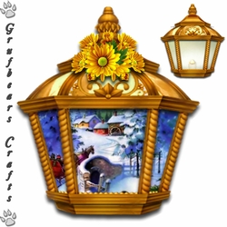 Lantern Card - Sleighride