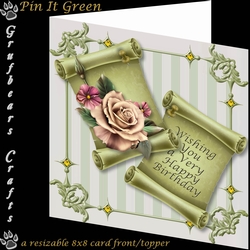 Pin it Green