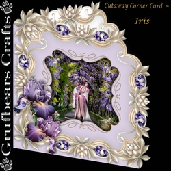 Cutaway Corner Card - Iris