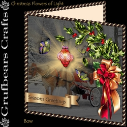 Christmas Flowers of Light - Bow