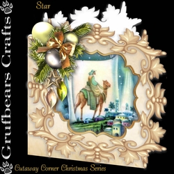 Cutaway Corner Christmas - Star