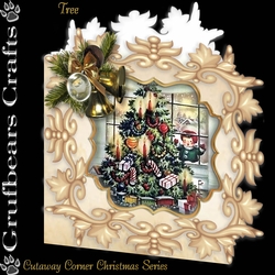 Cutaway Corner Christmas - Tree