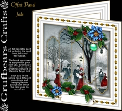 Offset Panel Christmas - Jade