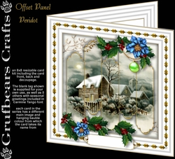 Offset Panel Christmas - Peridot