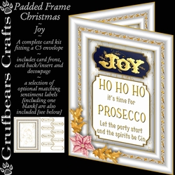 Padded Frame Christmas - Joy