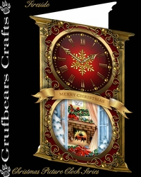 Picture Clock - Fireside