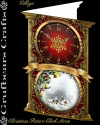 Picture Clock - Village