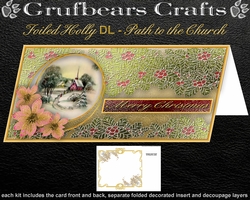 Foiled Holly DL - Path to the Church