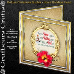 Golden Christmas Quotes - Home Holidays Heart