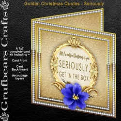 Golden Christmas Quotes - Seriously