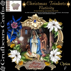 Christmas Trinkets Nativity - F