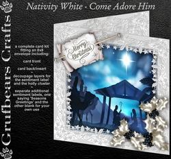 Nativity White - Come Adore Him