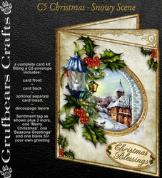 C5 Christmas - Snowy Scene
