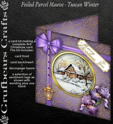Foiled Parcel Mauve - Tuscan Winter