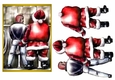 Santa Goose decoupage sheet B