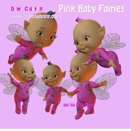 Pink Baby Fairies