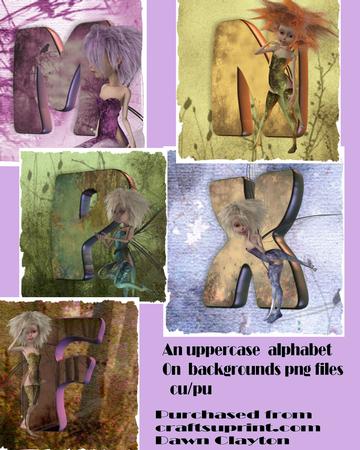 Forest Fairies Alphabet