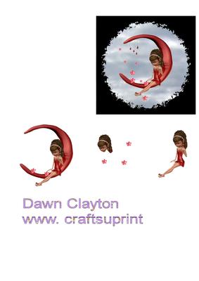 Fairy on Moon