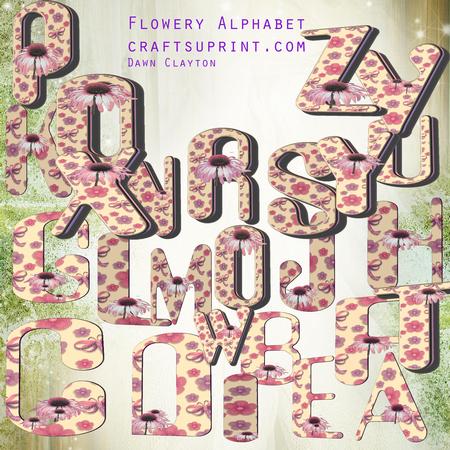 Flowery Alphabet