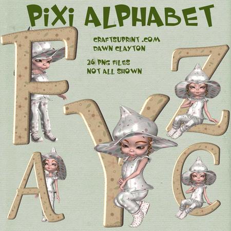 Pixi Alphabet
