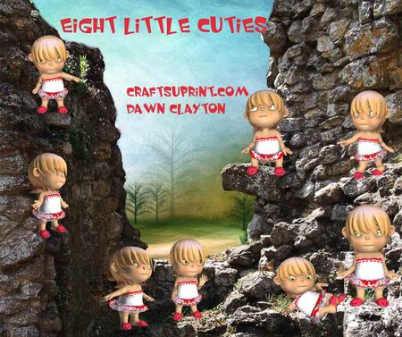 Eight Little Cuties