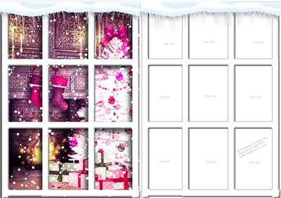 Quick Christmas Window - Rosey Cheeks