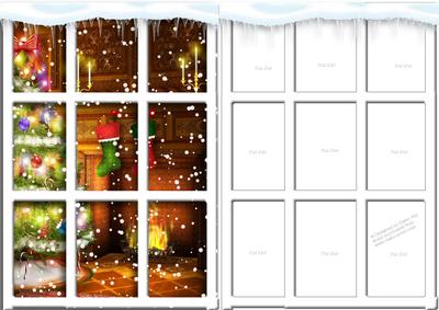 Quick Christmas Window - All Warm & Cosy