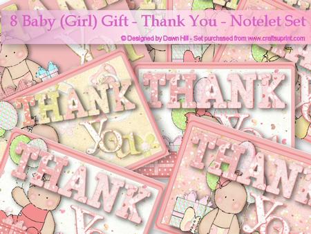 Thank You - Baby Gifts (girl)