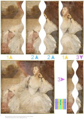 Vintage Lady - Wavy Stacker
