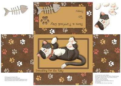 Something for the Kitty - 5 Min Gift/money Wallet