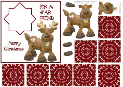 For a Dear Friend - Tea Bag Tiles and Decoupage