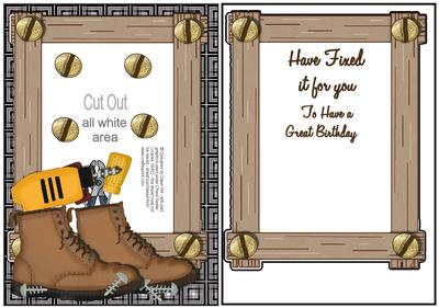 Have Fixed It for You - Male Shaker Card