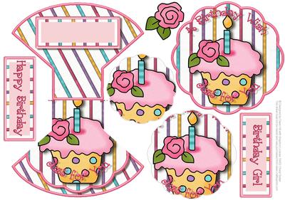 A Birthday Wish - Wobble Card + Pyramid