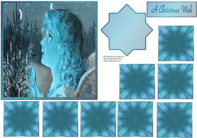 Christmas Wish - Teabag Tile + Card