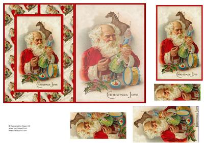Good Ol Fashioned Santa - Card + Pyramid