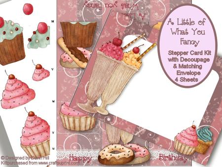 A Little of What You Fancy - Stepper + Decoupage Kit