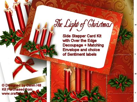 The Light of Christmas - Side Stepper Card Kit