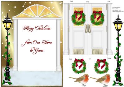 Christmas Doors - Our Home Gold