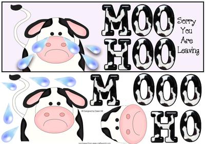 Moo Hoo - Sorry You Are Leaving - Dl + Decoupage
