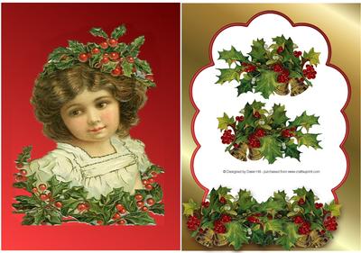 Vintage Christmas Holly