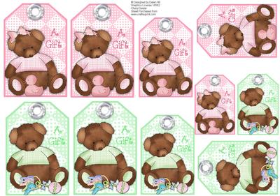 Gift Tags - New Baby Girl