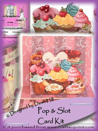 Pop & Slot - Did Someone Say Cake! - Card Kit