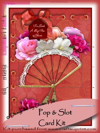 Pop & Slot - a Big Fan - Card Kit