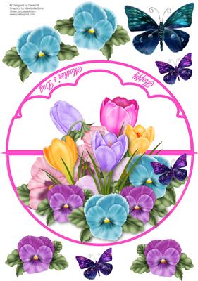 Mother's Day Spring Flower Wobble Card