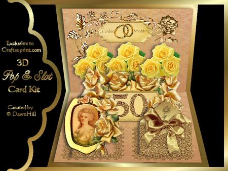 Pop & Slot - Golden Rose Award - 50th Wedding