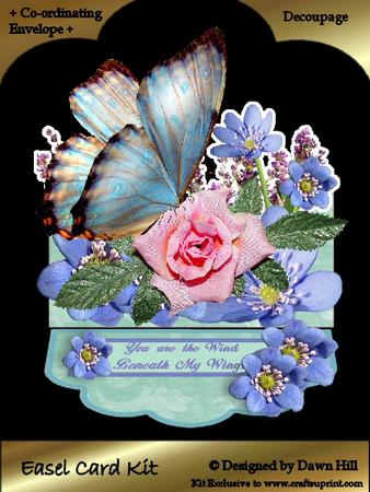 Easel Card Kit - the Wind Beneath My Wings