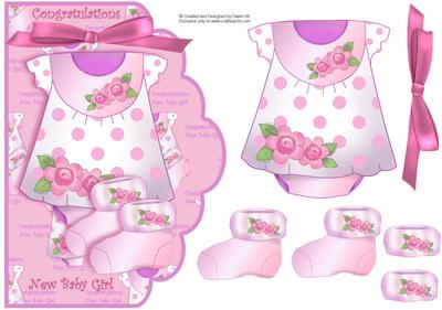 Congratulations - New Baby Girl